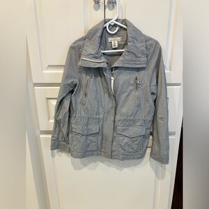 Label of Graded Goods jacket with removable hood